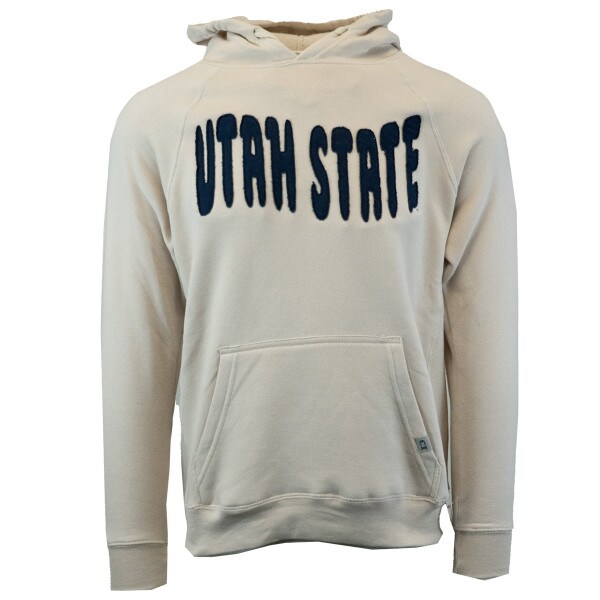 Utah State Patch Letters Unisex Sweatshirt tan